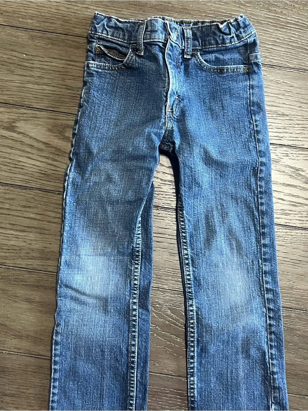 Boy’s Blue Denim Jeans - Classic Straight Fit size 6 reg